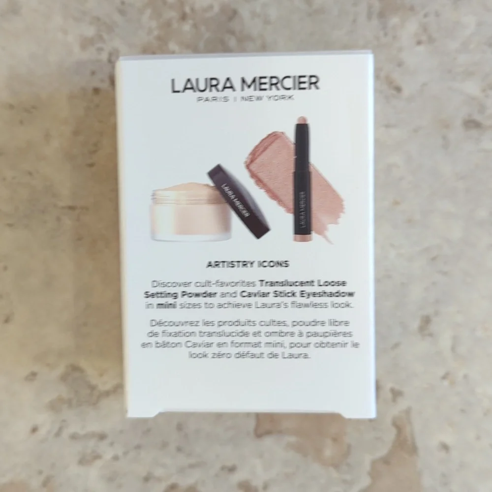 Laura Mercier Artistry Icons Makeup Set - Setting Powder and Stick Eyeshadow